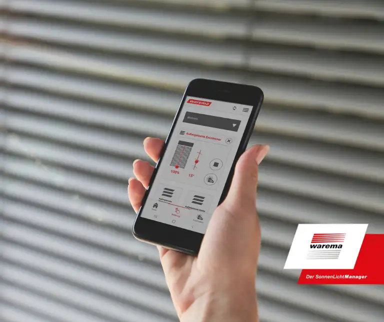WAREMA SonnenLichtManager App zur Steuerung